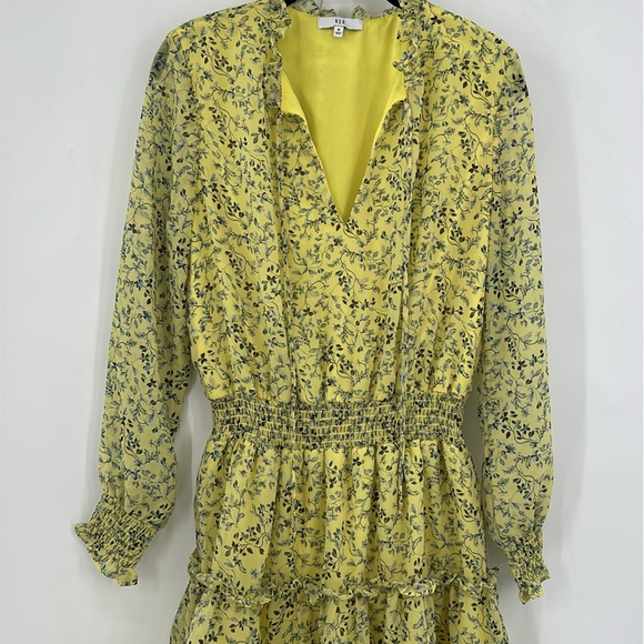 NSR Emma Floral Print Ruffle Dress Size Medium - Picture 5 of 10